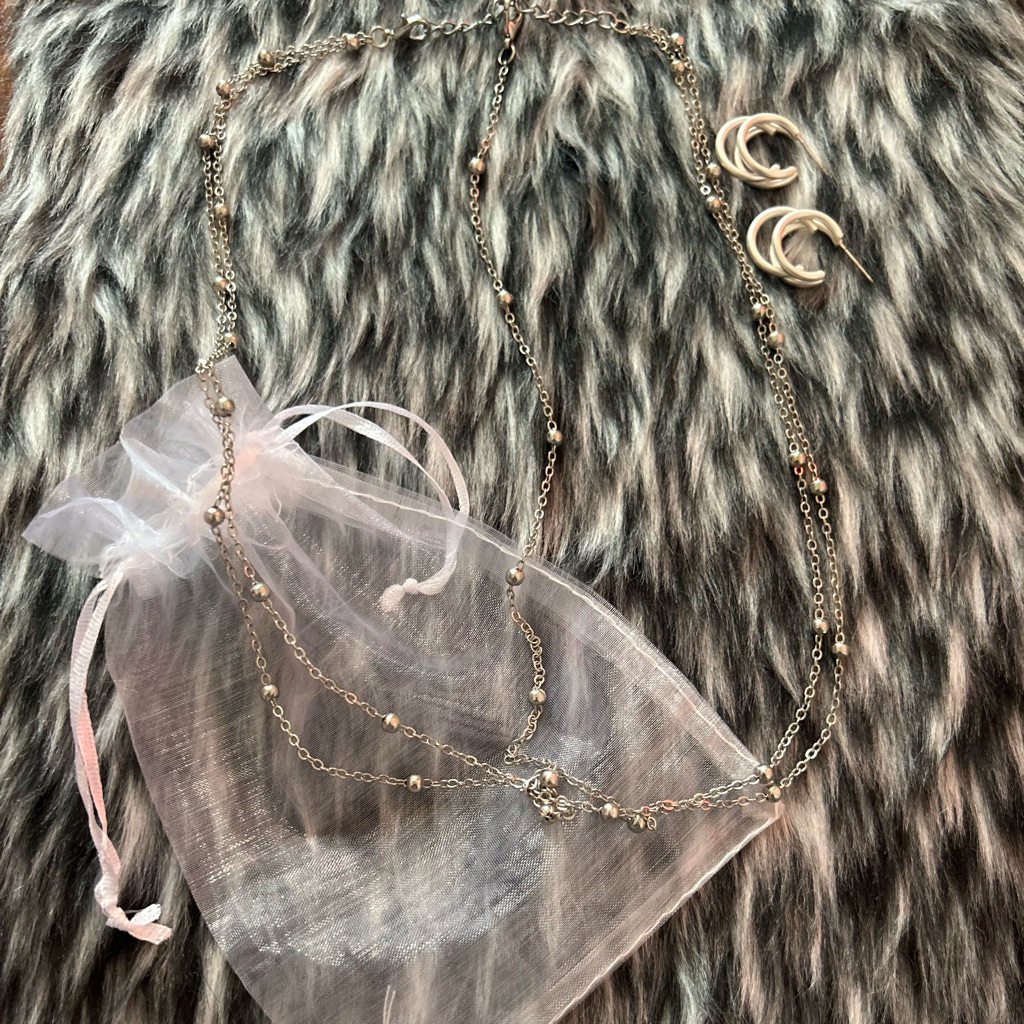 Boho Head Chain With Earrings